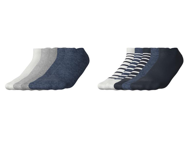 Chaussettes de sport courtes unies et rayées pour hommes