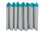 Tapis de sol pliable gris et turquoise.
