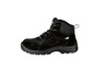 Chaussures de travail noires à lacets et semelle profilée