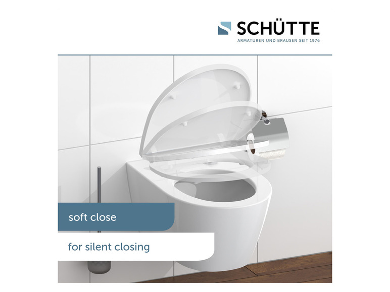 Aller en mode plein écran : Schütte Abattant WC High Gloss, avec fermeture en douceur - Image 8