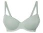 Soutien-gorge uni vert clair.