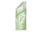Serviette de plage verte à motif feuilles de palmier