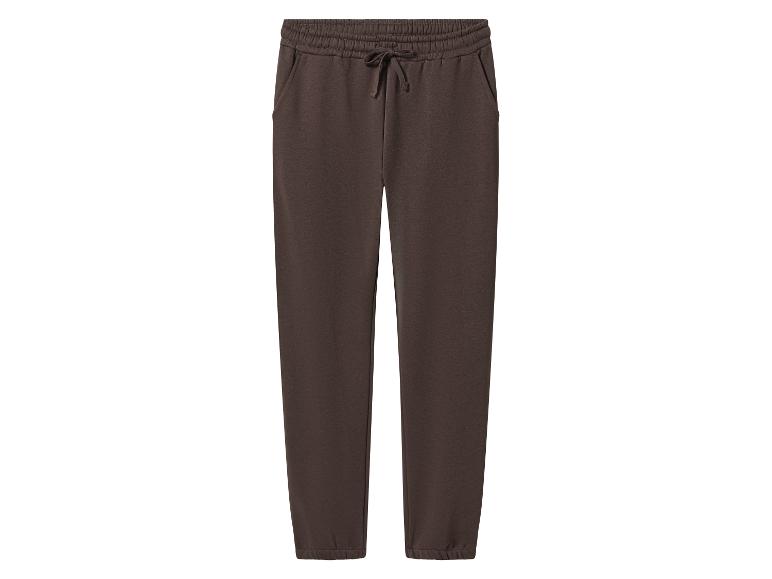 Pantalon de jogging marron avec taille élastique et cordon de serrage