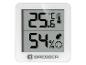 Thermomètre et hygromètre numérique BRESSER affichant 25.6°C et 54% d'humidité.