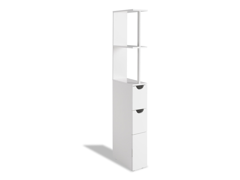 Aller en mode plein écran : LIVARNO home Meuble de rangement étroit, 15,2 x 136,5 x 33 cm, blanc - Image 6