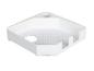 Support en plastique blanc pour plusieurs appareils.