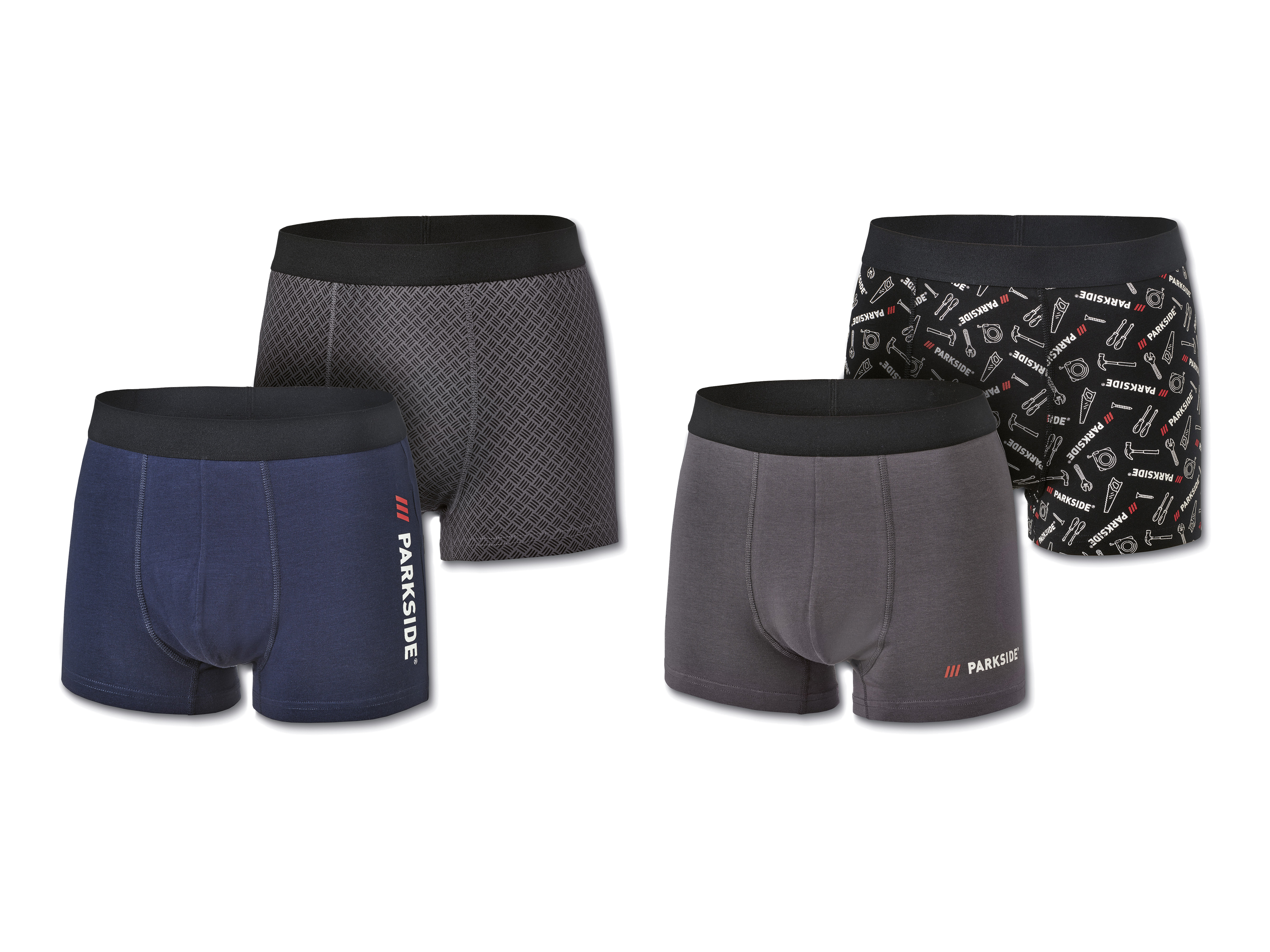 PARKSIDE® Lot de 2 boxers homme