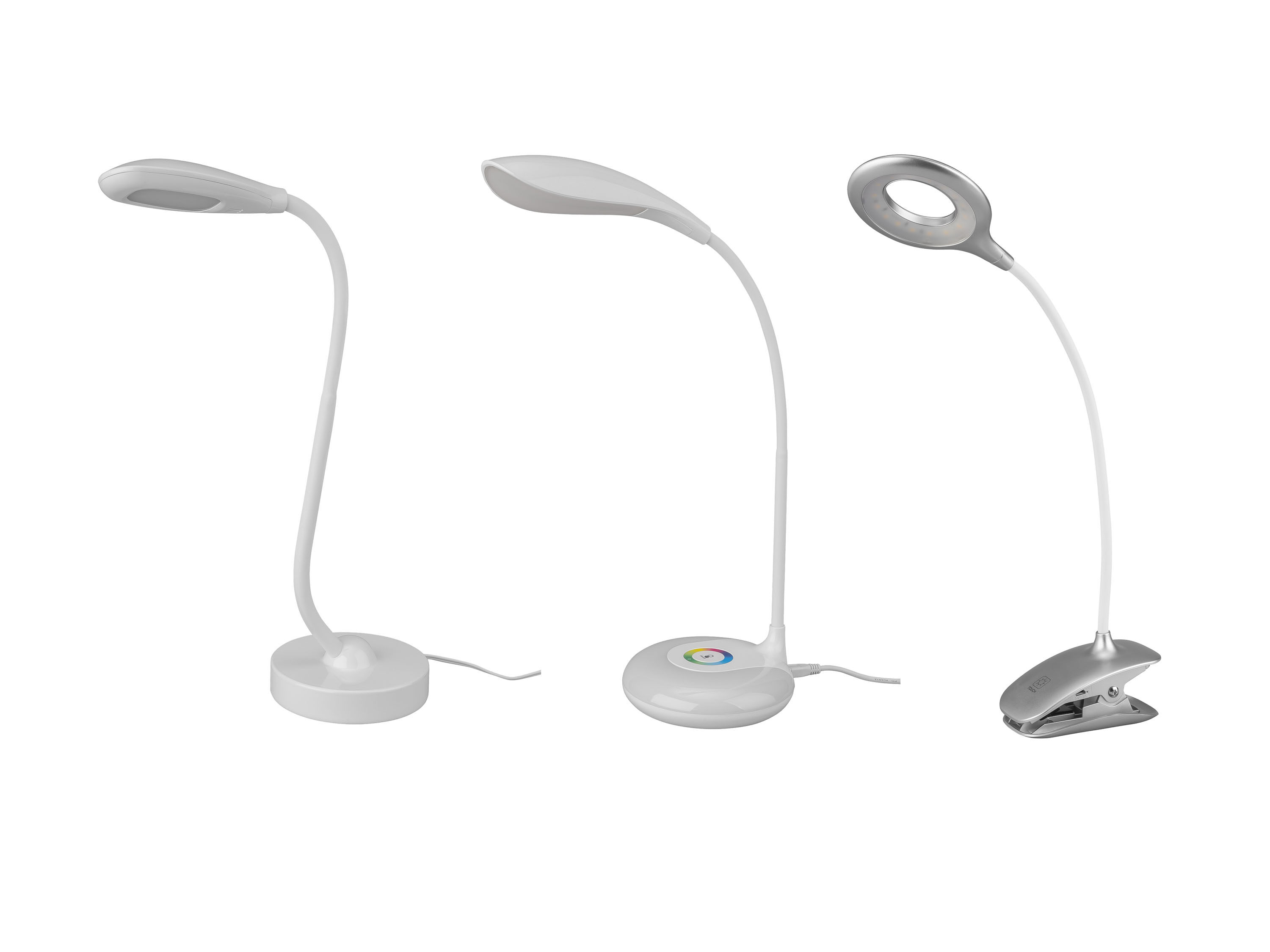 LIVARNO home Lampe de bureau LED, avec bras flexible