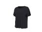 T-shirt gris foncé à manches courtes et col rond