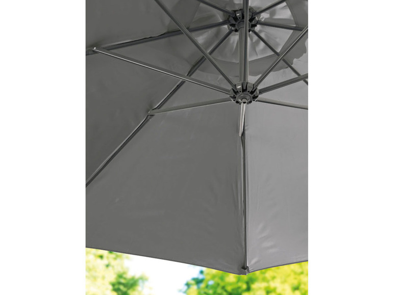 Aller en mode plein écran : LIVARNO home Parasol déporté, avec inclinaison réglable, anthracite - Image 9