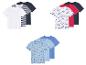 Lots de t-shirts pour garçons : unis, rayés et imprimés marins.