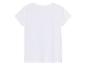 T-shirt blanc uni, vue arrière.