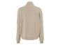Pull beige à col montant et manches longues