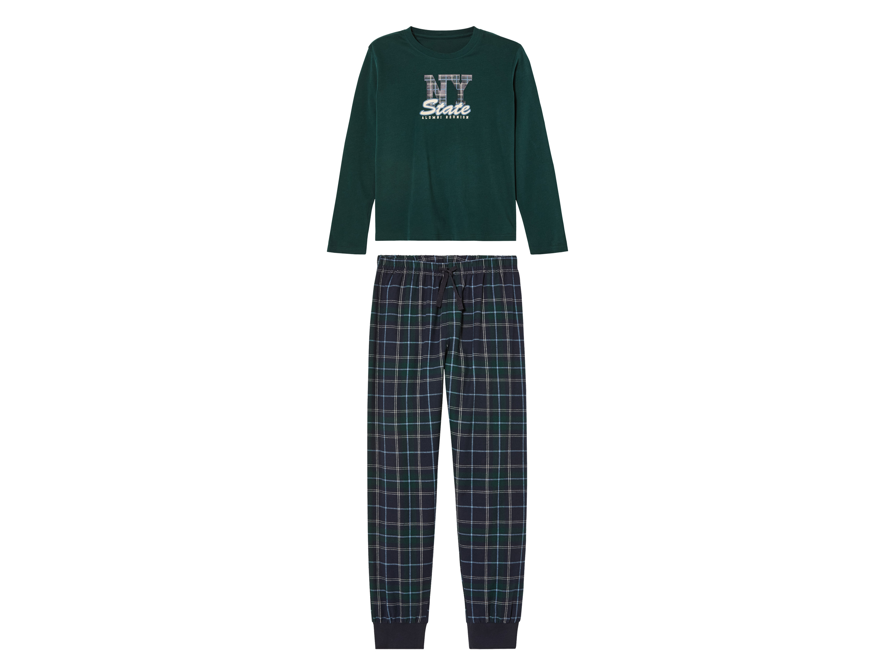 pepperts!® Ensemble pyjama garçon (12-14 ans, vert)