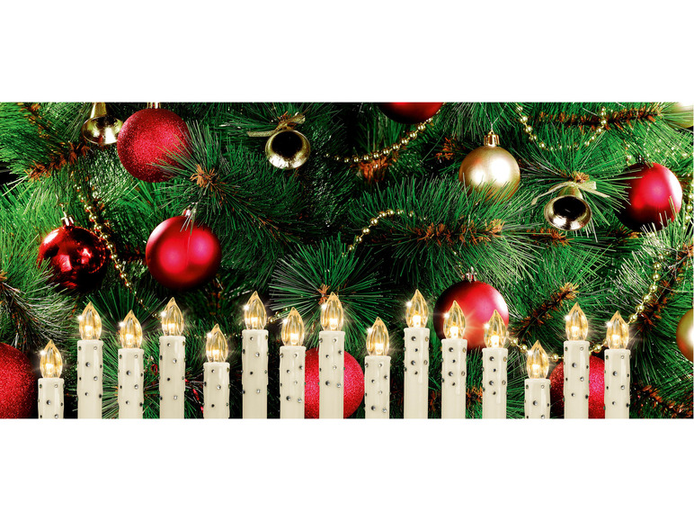 Aller en mode plein écran : LIVARNO home Bougies LED sans fil pour sapin de Noël, 15 pièces - Image 11