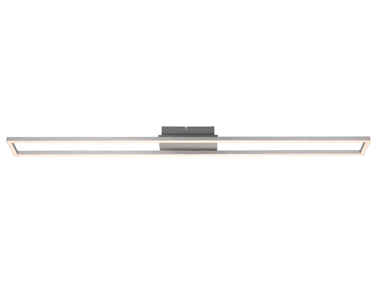 Luminaire linéaire LED argenté moderne au design minimaliste