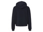 Un sweat à capuche bleu marine