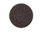 Disque abrasif brun foncé, accessoire de polissage.