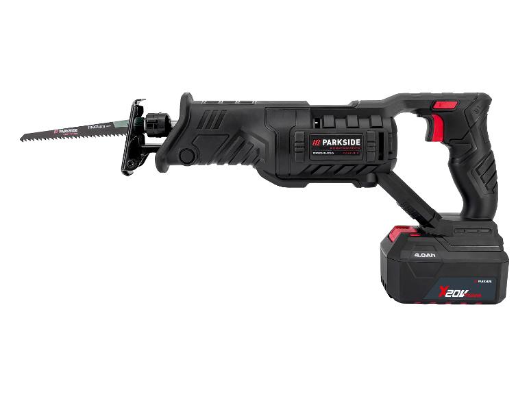 Scie sabre sans fil PARKSIDE PERFORMANCE PSSAP 20 LI avec batterie 4.0Ah.