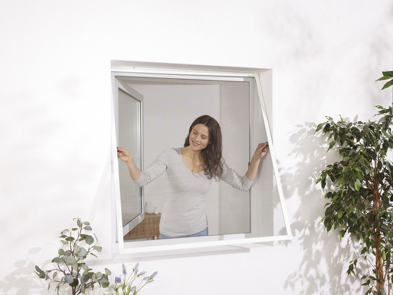 Aller en mode plein écran : LIVARNO home Moustiquaire de fenêtre en aluminium, 100 x 120 cm - Image 10