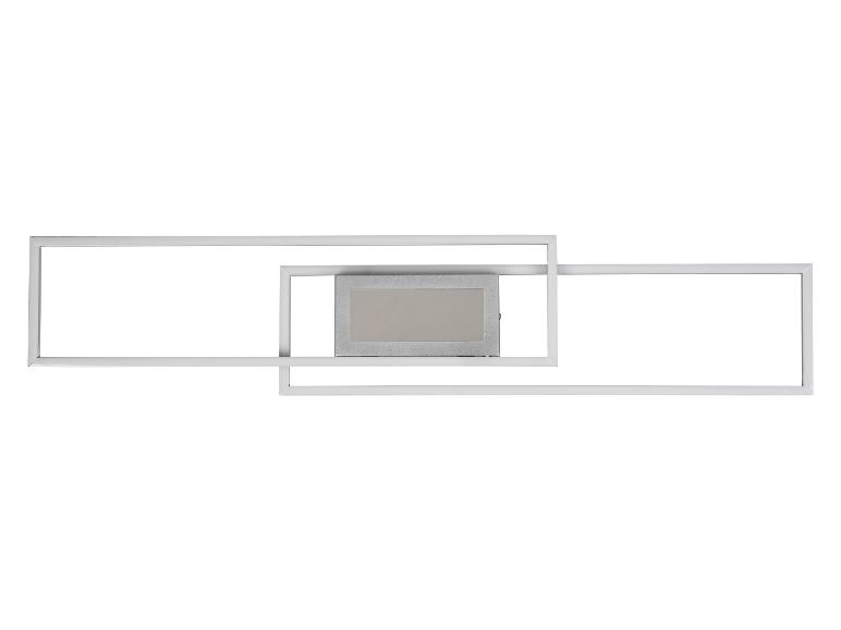 Un luminaire LED moderne au design rectangulaire.