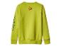 Sweat-shirt vert Grinch avec un renne rouge dans le dos.