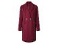 Manteau rouge croisé avec boutons et poches