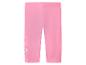 Legging rose pour fille avec motif cœur et abeille