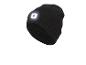 Bonnet noir avec lumière LED intégrée