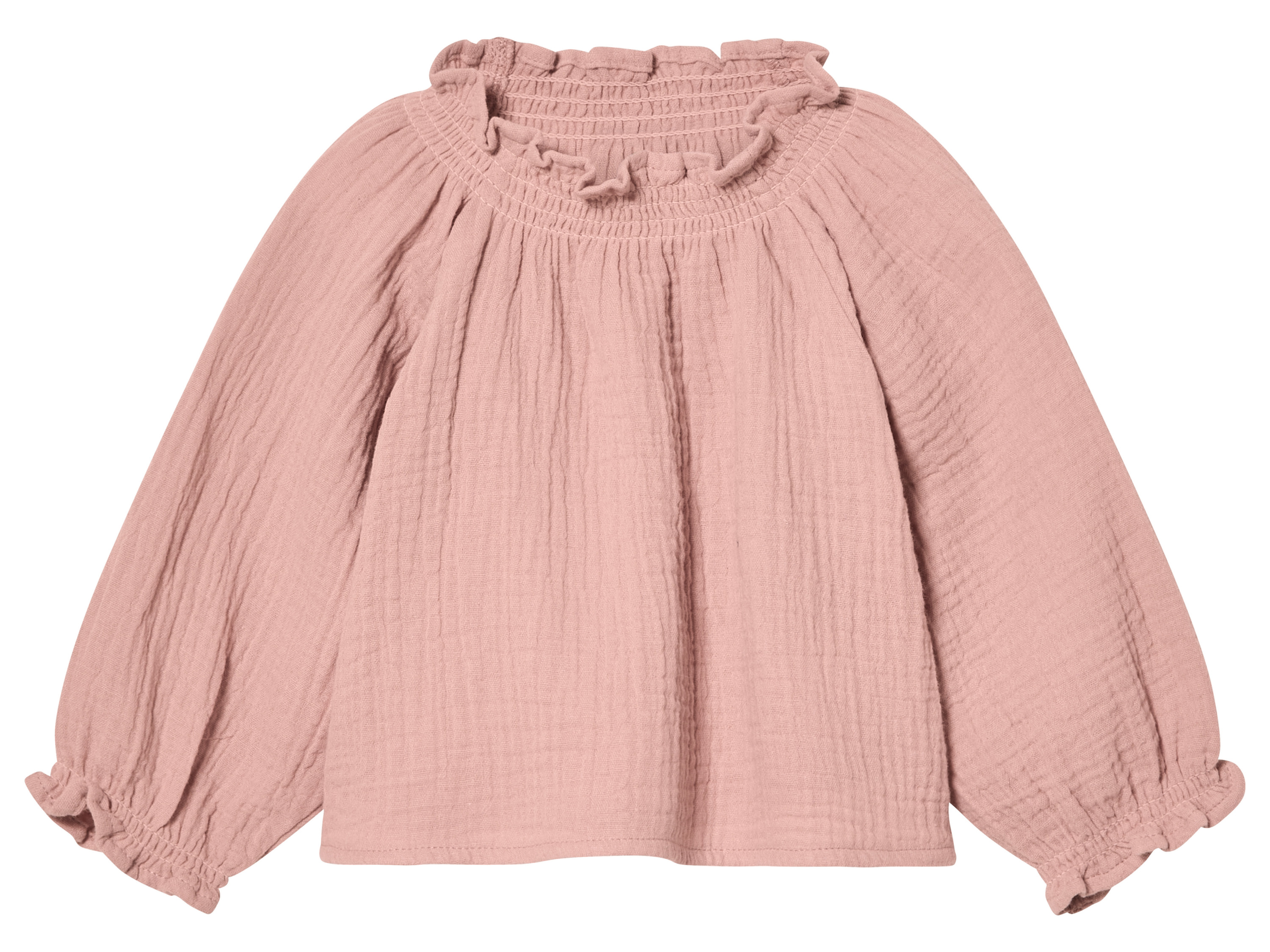 lupilu® Haut en mousseline bébé (rose, 0-2 mois)