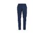 Pantalon de ville bleu marine avec taille élastique et poches latérales.