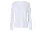 T-shirt blanc à manches longues pour femme
