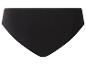 Culotte en coton noir avec taille élastique.
