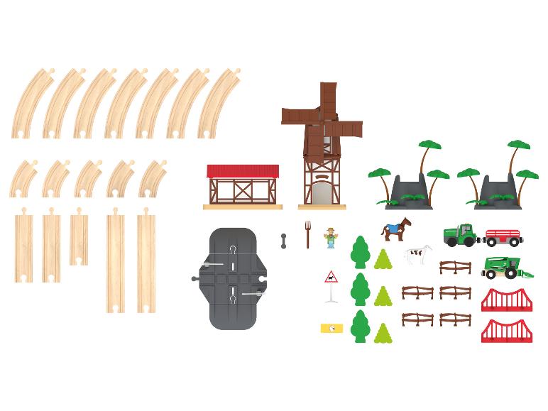 Set de chemin de fer en bois