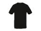 T-shirt noir uni, vue arrière.