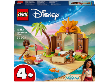 LEGO® DISNEY CLASSIC 43282 Maison de village et pirogue de Vaiana