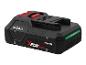 Batterie d'outil électrique 4.0Ah avec détails rouges et voyant lumineux vert.