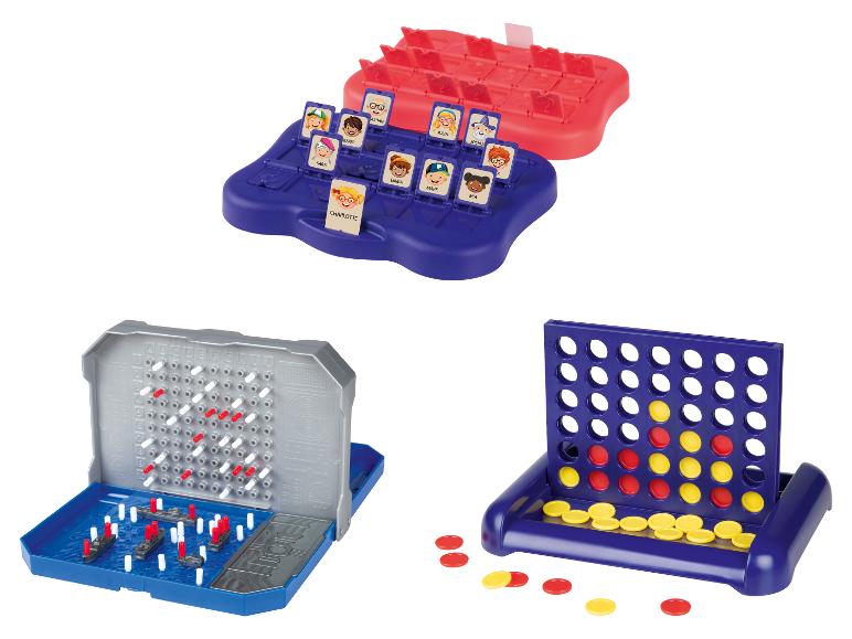 Jeux de société classiques : devine le personnage, bataille navale et puissance 4.