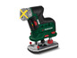 Une fraiseuse Parkside verte avec des boutons rouges.