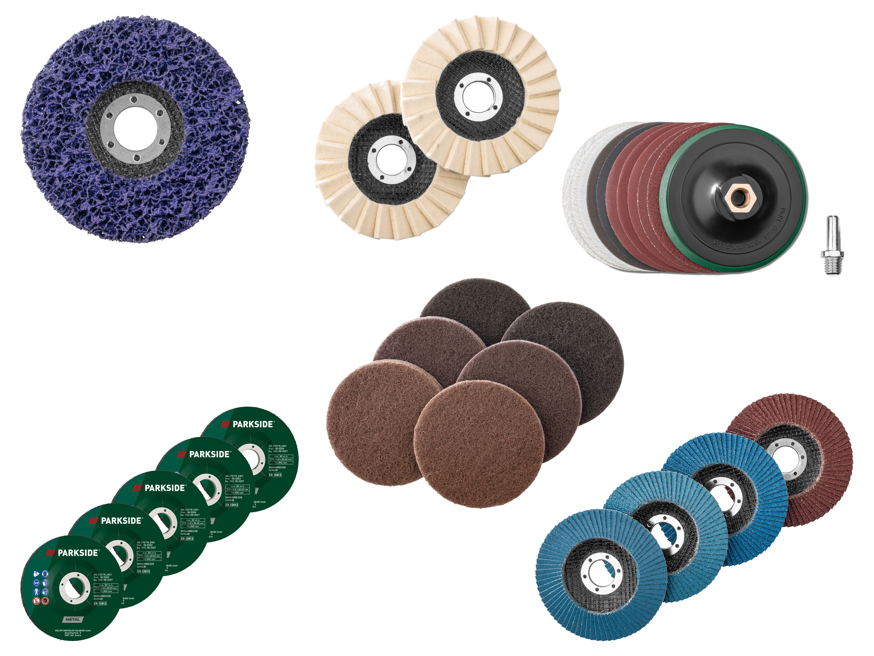 PARKSIDE® Accessoires pour meuleuses d'angle 115 mm