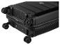 Valise noire à roulettes de la marque Samsonite.