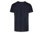 T-shirt uni bleu marine, vue arrière.