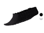 Dix paires de chaussettes noires mi-bas.