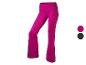 Pantalon de sport fuchsia pour femme avec jambes évasées
