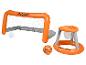 Cage de football gonflable et panier de basket gonflable avec ballons