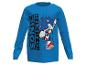 Sweat-shirt bleu Sonic the Hedgehog à manches longues avec imprimé Sonic