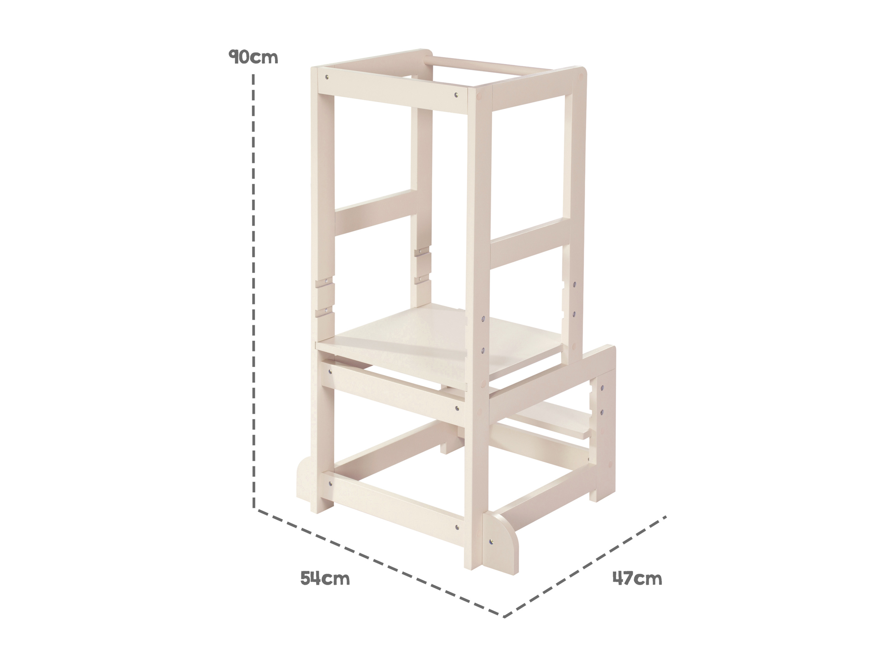 ROBA Tour d'apprentissage Montessori en bois (cashmere)