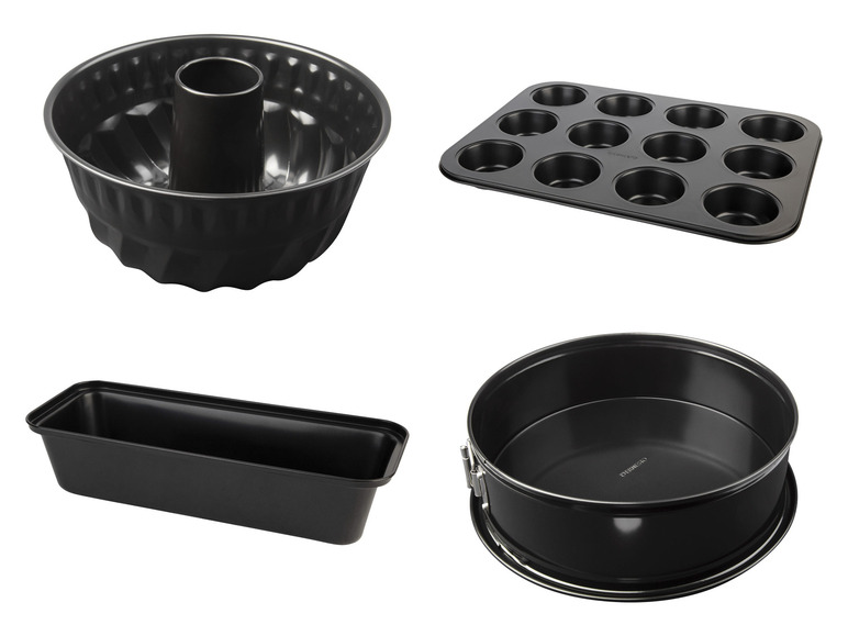 Moules à pâtisserie pour gâteaux, muffins et pain, dont un moule à charnière Ernesto.