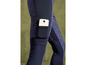 Leggings bleu foncé avec un téléphone dans la poche