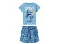 Pyjama femme bleu avec t-shirt Stitch et short imprimé